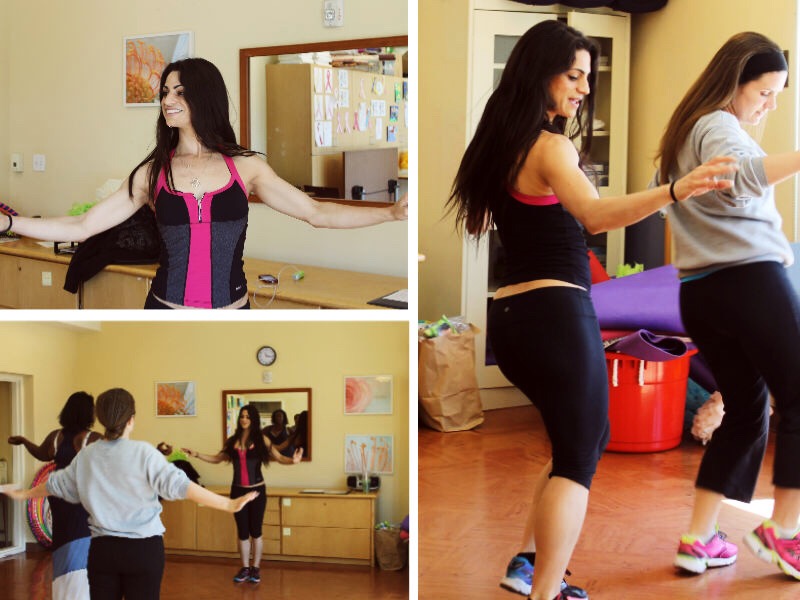 DWC volunteer Shannon Lewallen teaches a belly-dancing class and inspires our participants to take each stride with confidence!